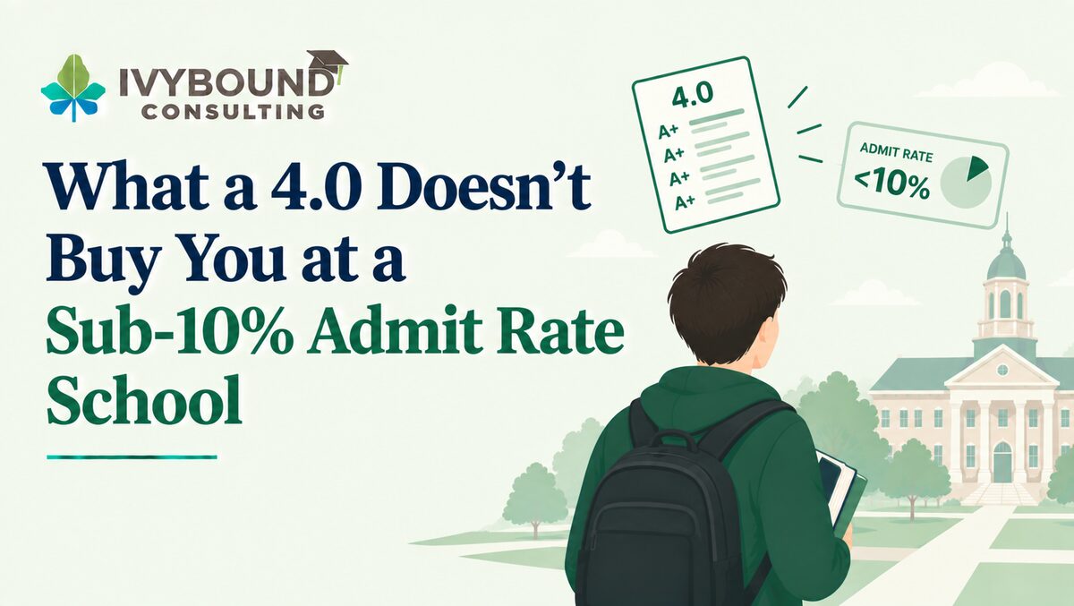 What a 4.0 Doesn't Buy You at a Sub-10% Admit Rate School