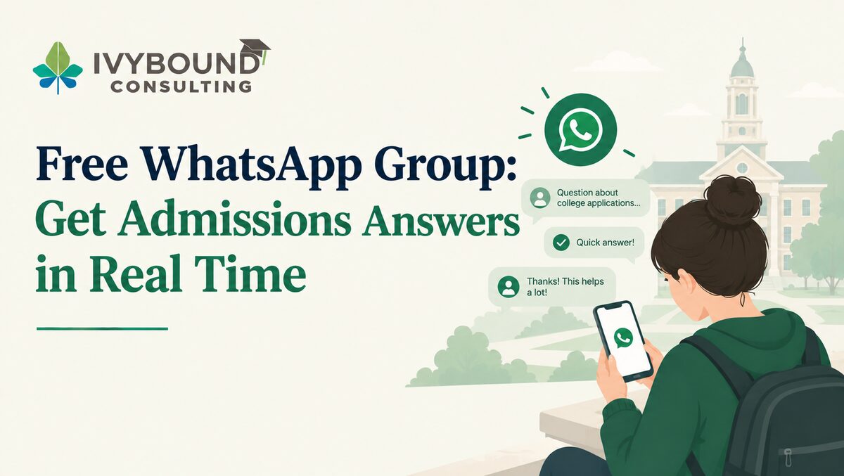 Free WhatsApp Group: Get Admissions Answers in Real Time