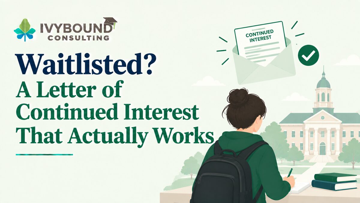 Waitlisted? A Letter of Continued Interest That Actually Works